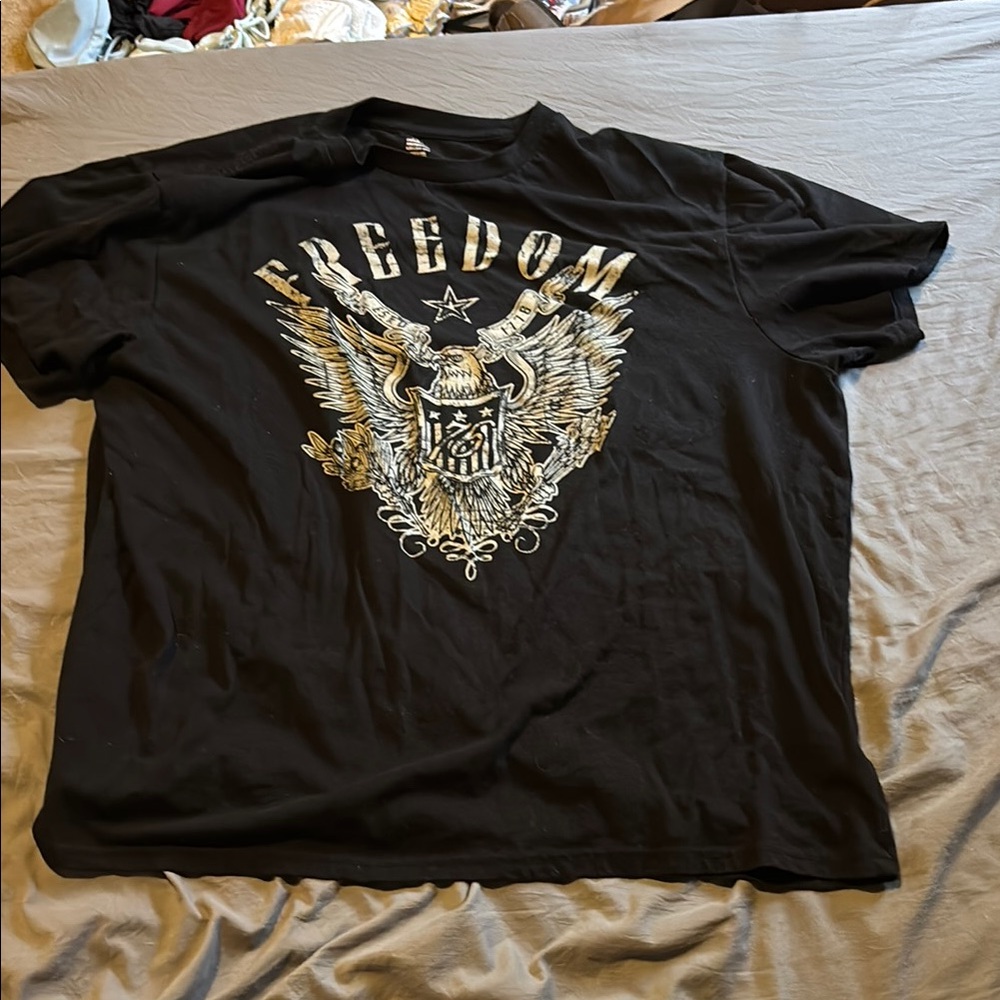 Freedom Black Graphic T-Shirt